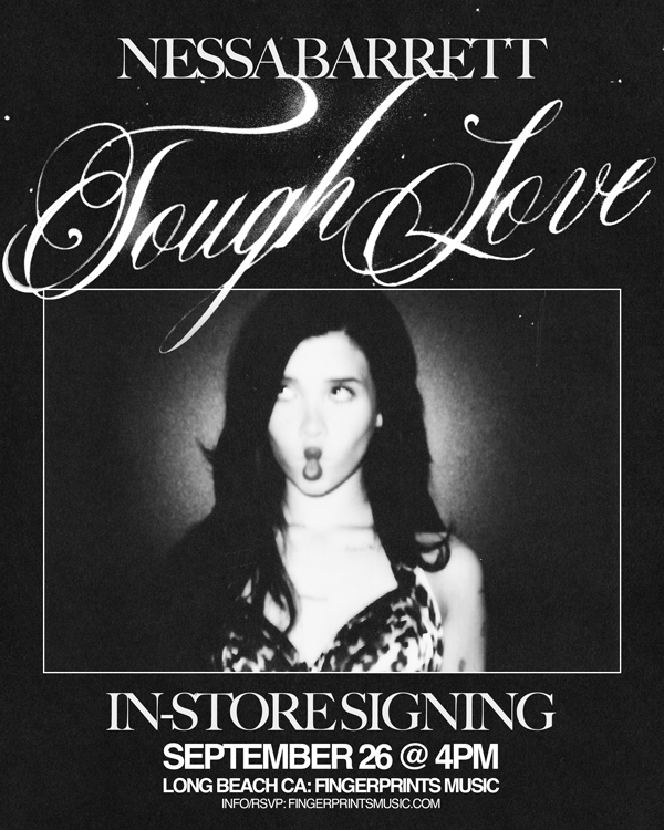 Nessa Barrett Signing Tough Love at Fingerprints Sept. 26th at 4pm
