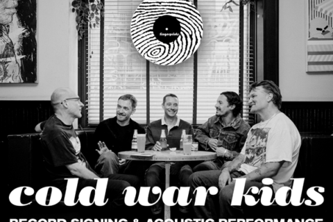 Cold War Kids Record Signing and Acoustic Performance Oct 30 at 6:30pm