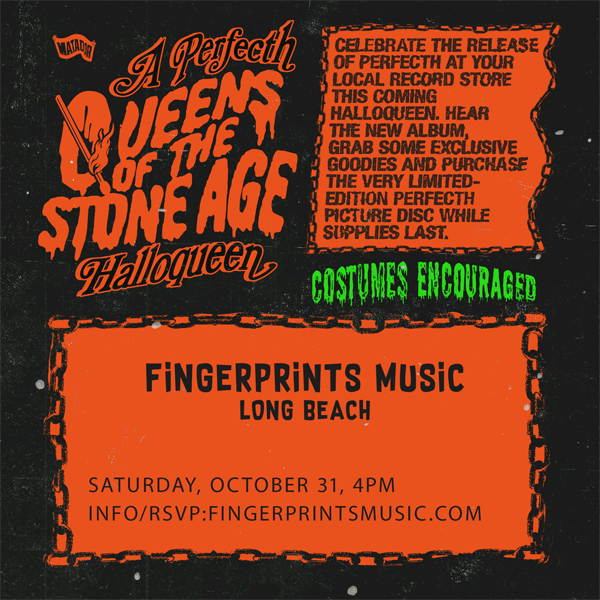 Queens Of The Stone Age Halloween Listening Party 4pm